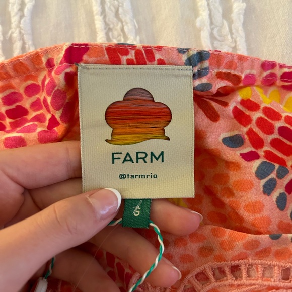 Farm Rio Dotted Bananas Top // Size Small - Picture 2 of 7